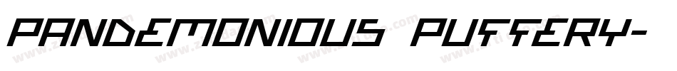 Pandemonious Puffery字体转换